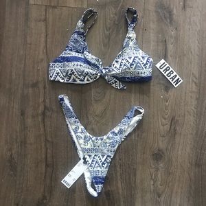 UO Batik Print Bikini